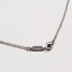 Vintage Givenchy Station Necklace with Rhinestones