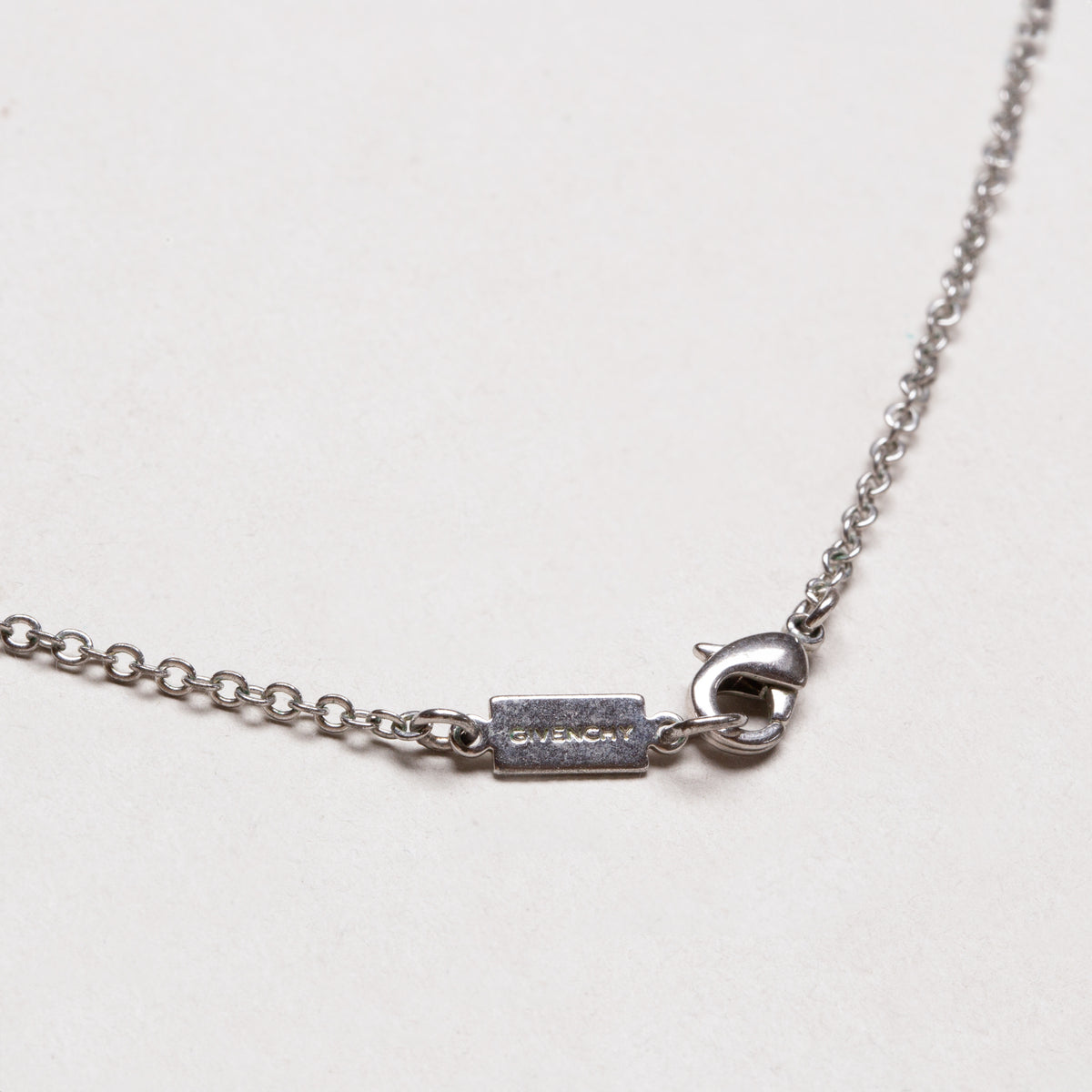 Vintage Givenchy Station Necklace with Rhinestones