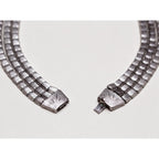 Vintage Kramer Silver-Tone Triple Strand Necklace