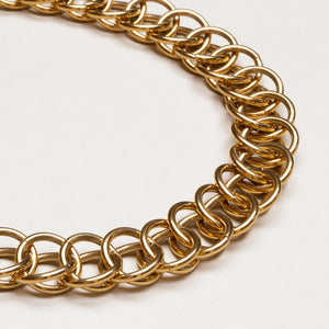 Vintage Givenchy Double Gold Chain Necklace