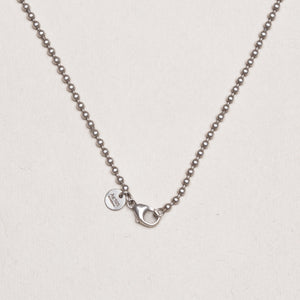 Vintage Tiffany Sterling Silver Beaded Chain Necklace