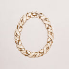 Vintage Givenchy Enamel Woven Necklace