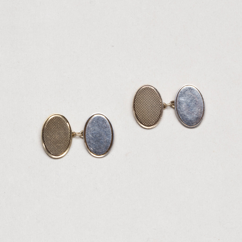 Vintage Gold-plated Silver Cufflinks