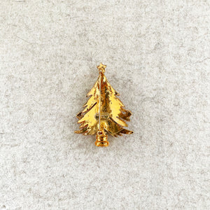 Vintage Christmas Tree Brooch by Eisenberg