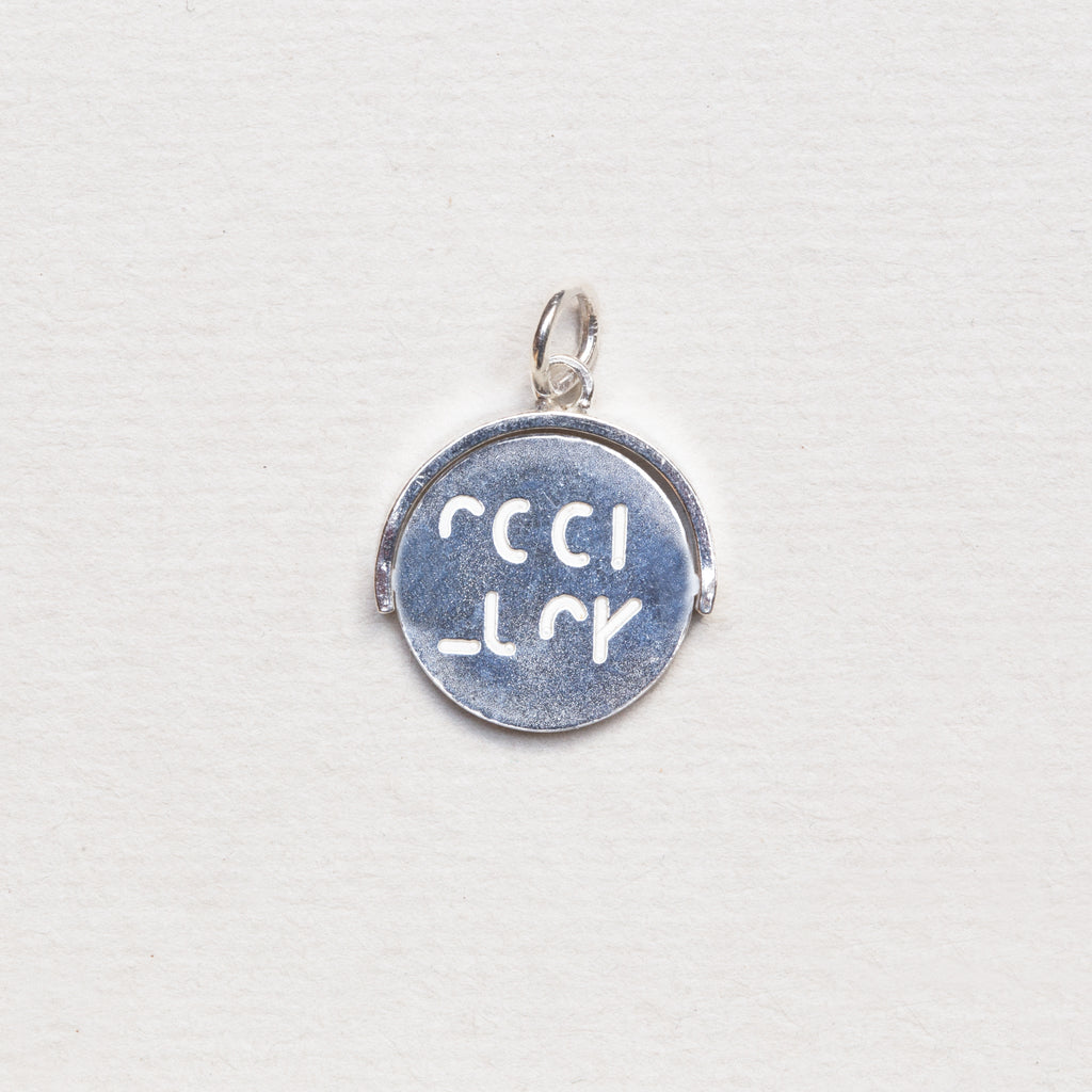 Vintage Sterling Silver Good Luck Charm