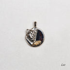 Sterling Silver Zodiac Pendant Charm Necklace