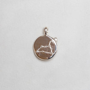 Sterling Silver Zodiac Pendant Charm Necklace