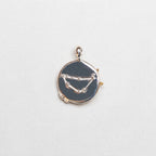 Sterling Silver Zodiac Pendant Charm Necklace