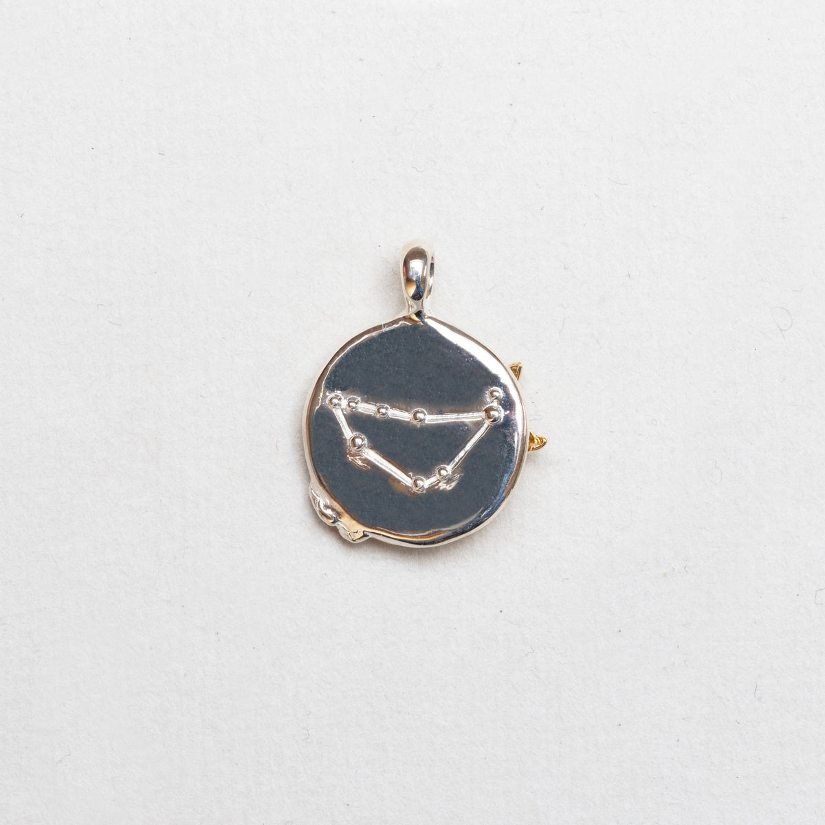Sterling Silver Zodiac Pendant Charm Necklace