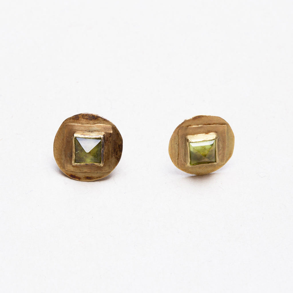 Vintage Daphne Krinos 18ct Gold Earrings Set