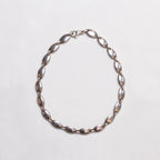 Vintage Tiffany Silver Pebble Link Choker Necklace & Bracelet