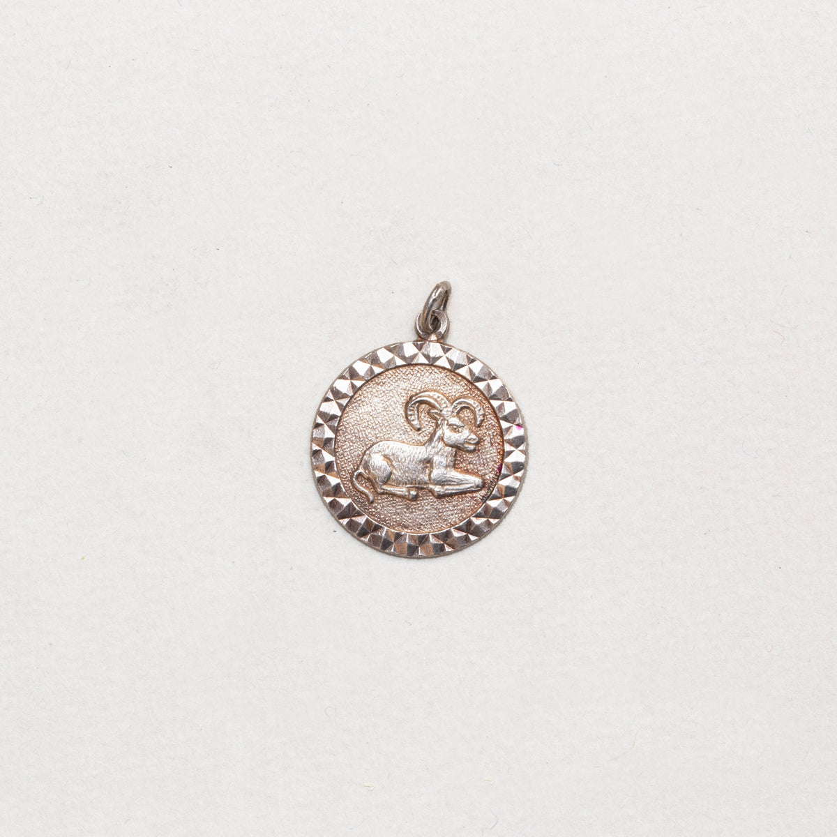 Vintage Silver Aries Pendant Charm