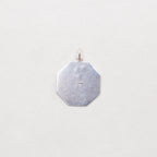 Rare Vintage Sterling Silver St. Christopher Octagonal Charm Pendant
