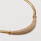 Vintage Christian Dior Pavé Rhinestone Collar Necklace