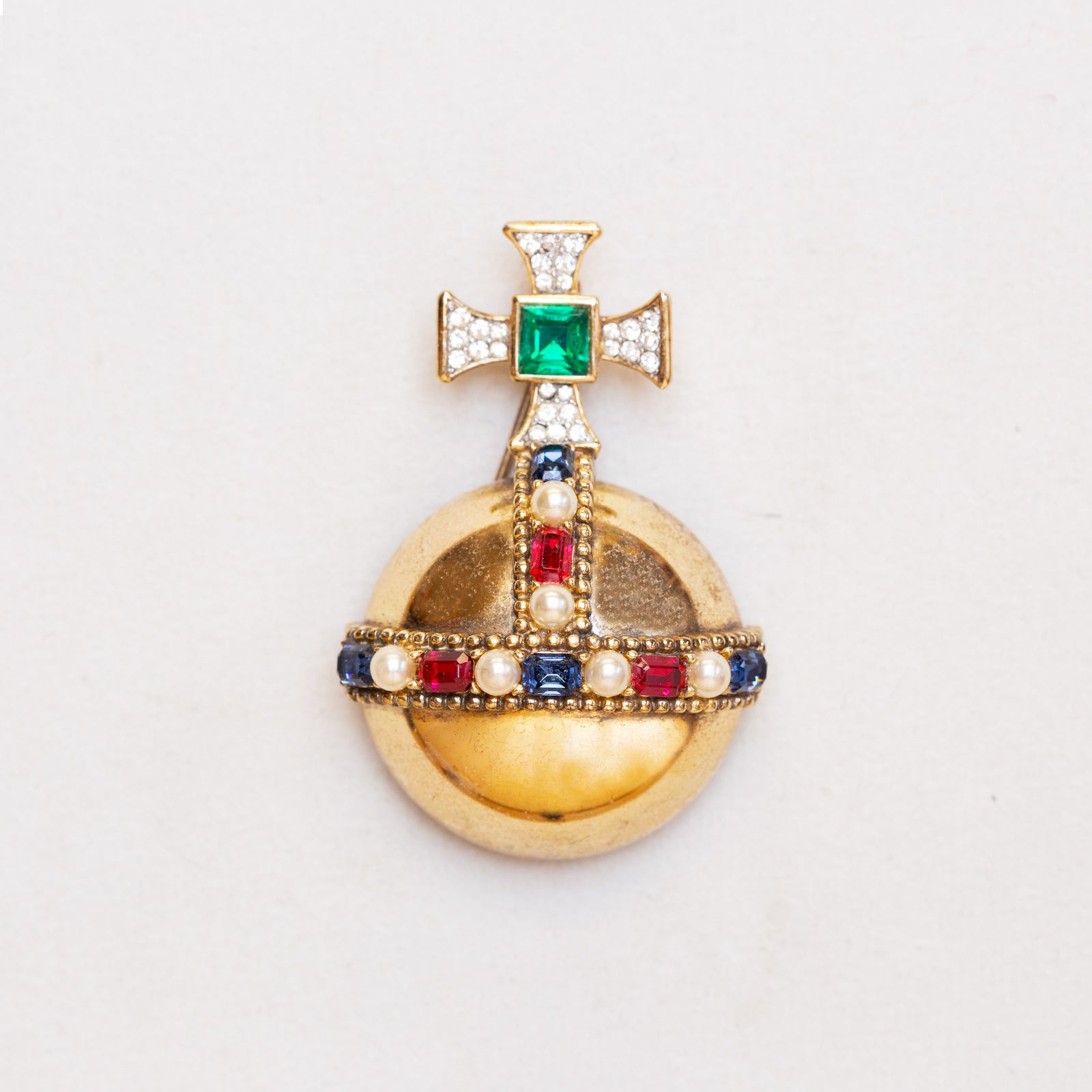 Vintage Trifari Orb Pin Brooch