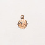 Vintage Rare 9ct Gold Sagittarius Charm Pendant