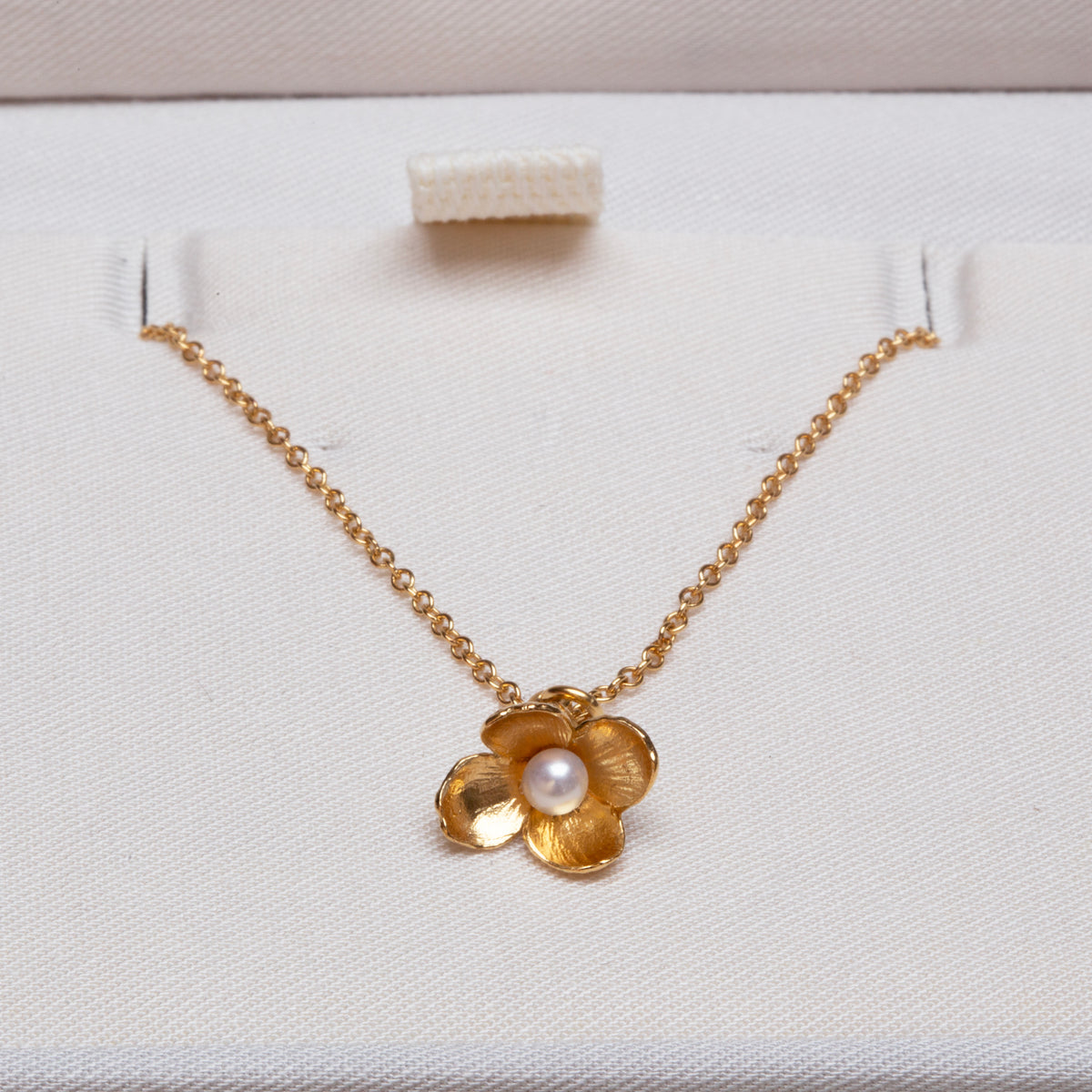 Alex Monroe Wildflower and Pearl Necklace