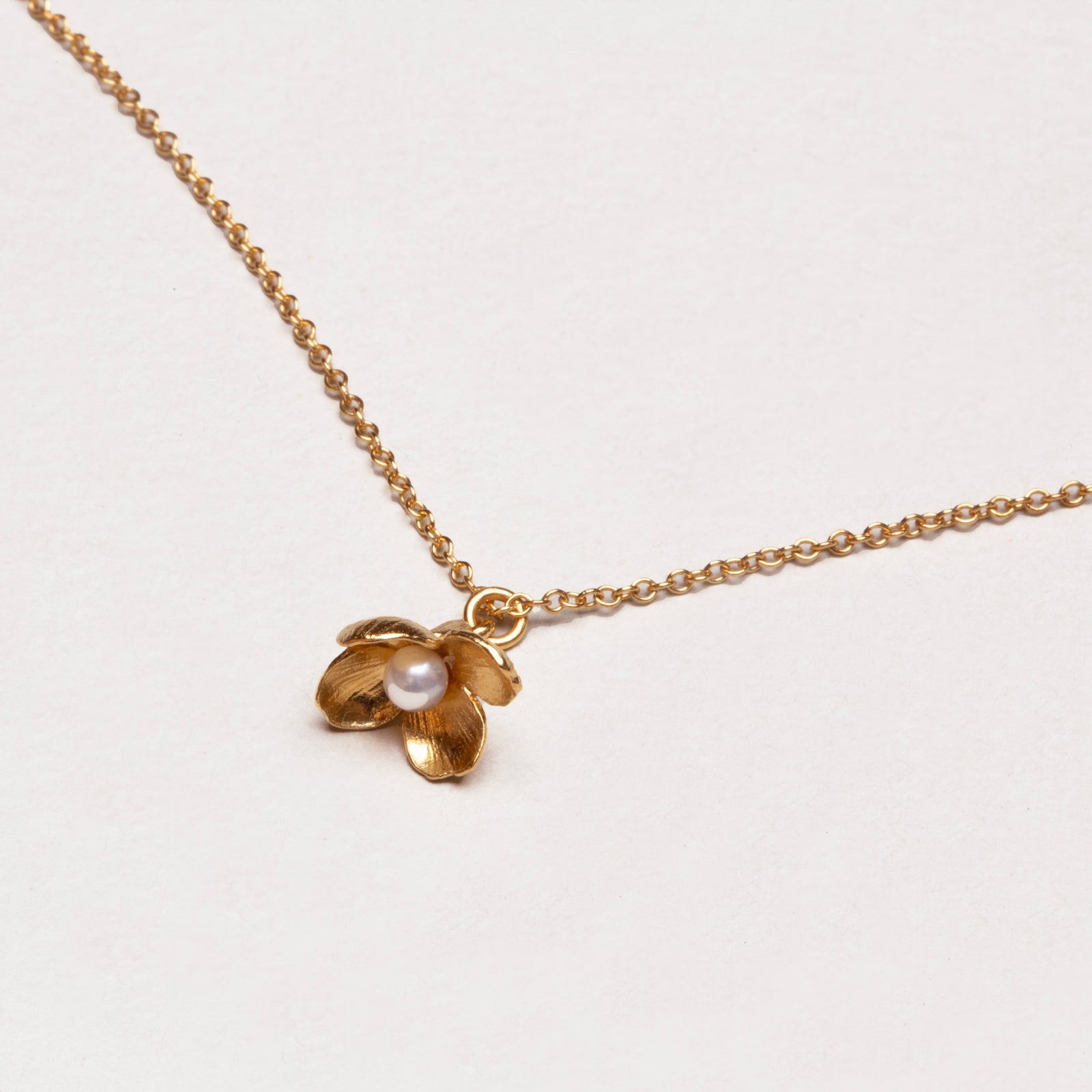 Alex Monroe Wildflower and Pearl Necklace