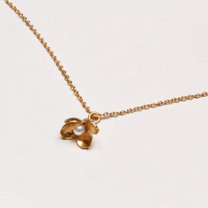 Alex Monroe Wildflower and Pearl Necklace