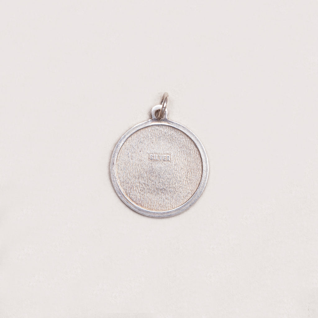 Vintage Silver Libra Charm Pendant