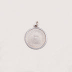 Vintage Silver Libra Charm Pendant