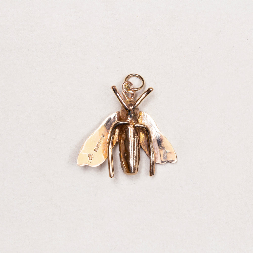 Vintage 9ct Gold Pendant Charms - Bee