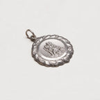 Vintage Sterling Silver St. Christopher Charm Pendant