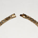 Vintage Givenchy Gold Geometric Link Necklace