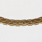 Vintage Givenchy Gold Geometric Link Necklace