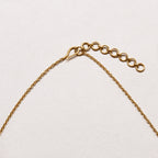 Vintage Pippa Small Waterfall Necklace with Pink/Red Tourmaline