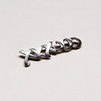 Vintage Tiffany Paloma Picasso XO Kisses & Hugs Sterling Silver Brooch