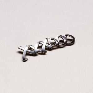 Vintage Tiffany Paloma Picasso XO Kisses & Hugs Sterling Silver Brooch