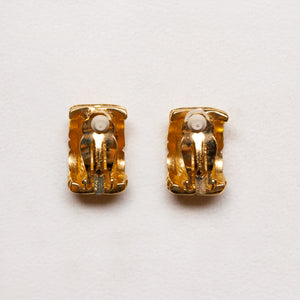 Vintage Givenchy Gold Tone Clip-on Earrings