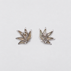 Vintage Tiffany & Co. Sterling Silver Leaf Clip-On Earrings