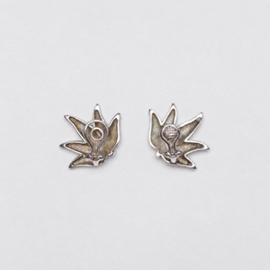 Vintage Tiffany & Co. Sterling Silver Leaf Clip-On Earrings