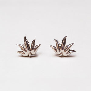 Vintage Tiffany & Co. Sterling Silver Leaf Clip-On Earrings