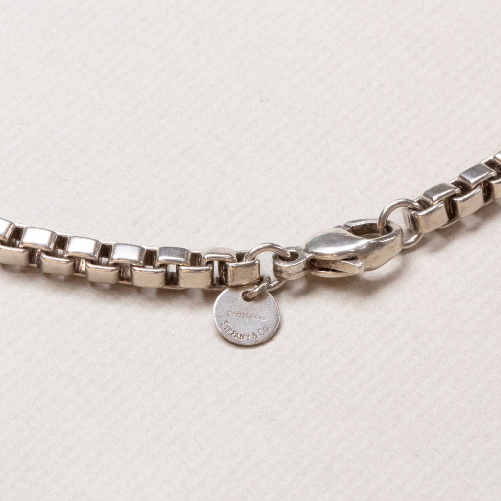 Vintage Tiffany Silver Box Chain Necklace & Bracelet