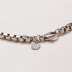 Vintage Tiffany Silver Box Chain Necklace & Bracelet