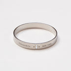 Vintage Tiffany & Co Sterling Silver Keyhole Bangle