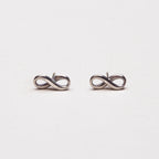 Vintage Tiffany Silver Infinity Earrings and Necklace