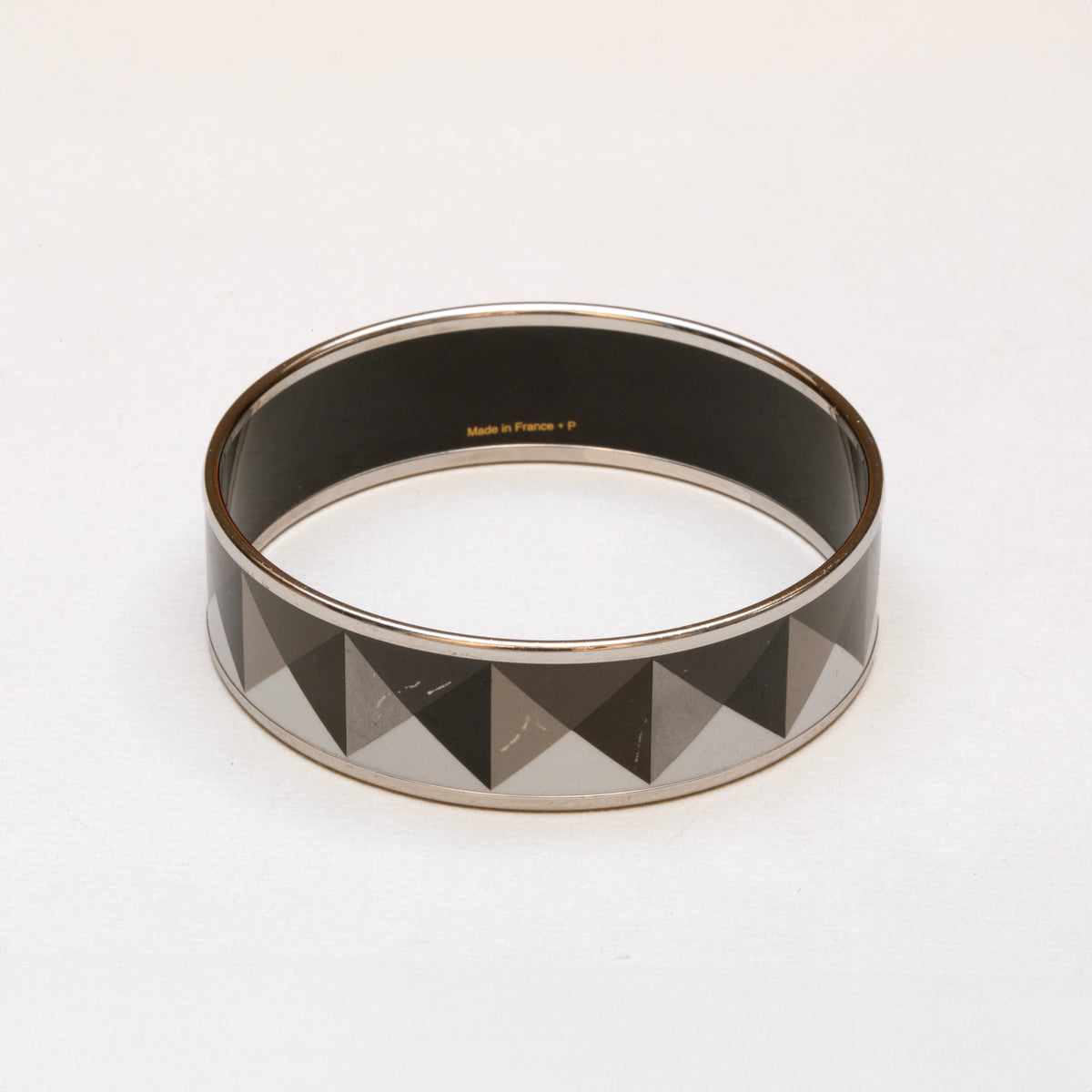 Vintage Hermes Enamel Hedy Cloisonné Bangle Bracelet
