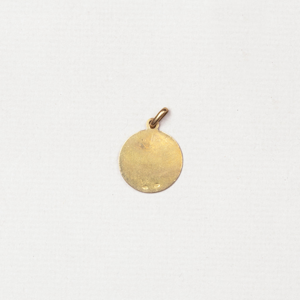 Vintage 18ct Gold Jesus Pendant Charm