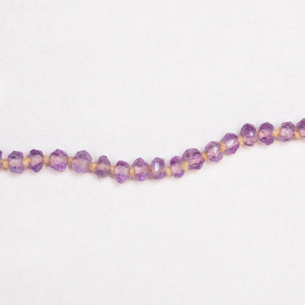 Vintage Lena Skadegard Amethyst Beaded Necklace