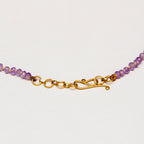 Vintage Lena Skadegard Amethyst Beaded Necklace