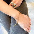 Vintage Carolina Bucci Lucky Bracelet with Charms