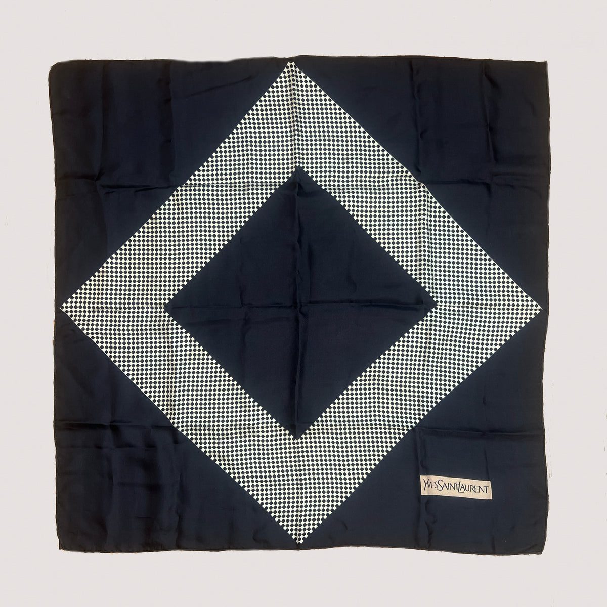Vintage Yves Saint Laurent Silk Scarf