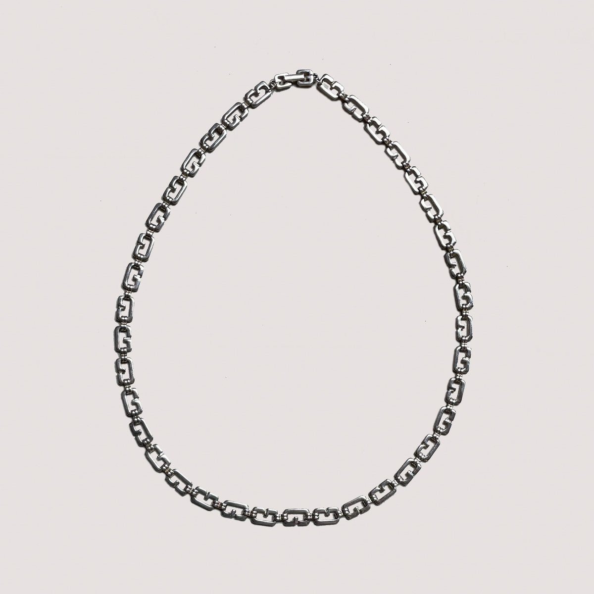 Set of Vintage Givenchy Chain Necklace and Bracelet