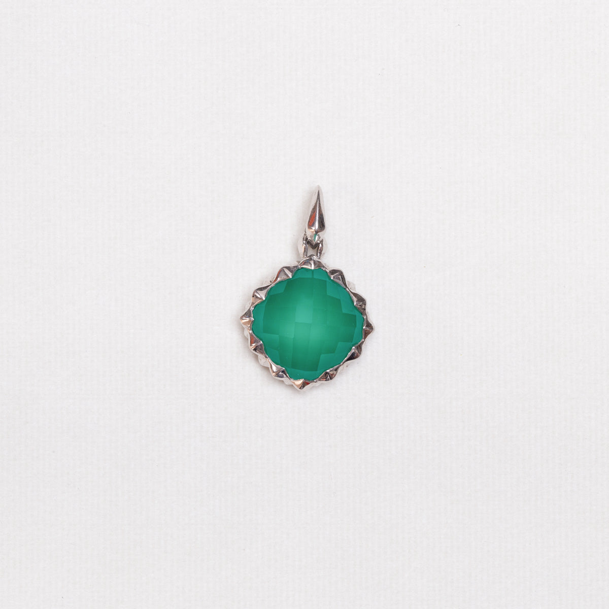 Vintage Stephen Webster Silver Chrysoprase Pendant