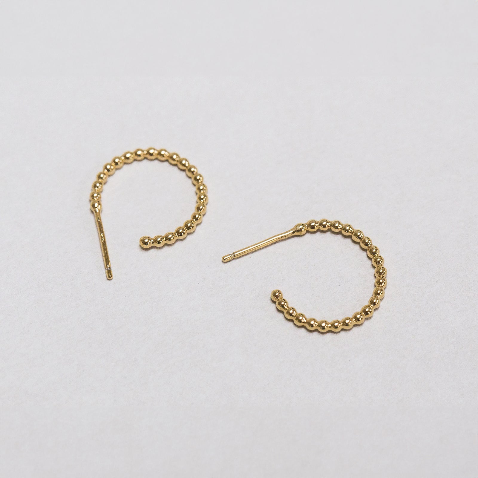 Beaded Small Hoops