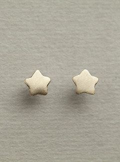 Alice Eden Super Star gold plated silver stud earrings